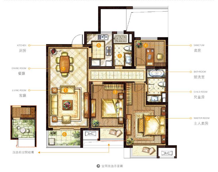 �����֡�ʱ���ϳǻ��ʡ�2+1���ɳ�����108m&sup2;
