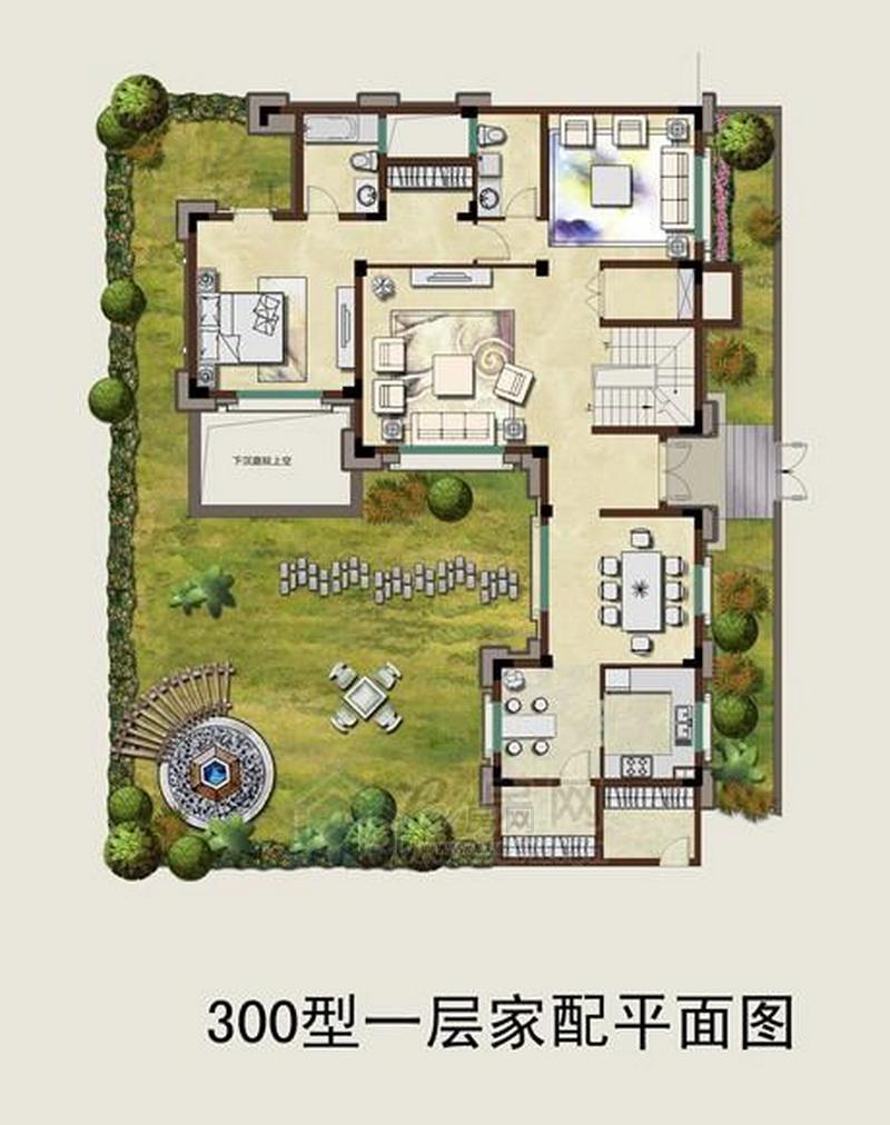 一层300平米户型图,300平方米的平面户型图 新楼盘 绿地中央广场; 绿地中央广场户型图 la-a-260平米,楼盘户型图